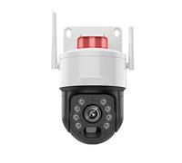 GUYSGNX Cámaras de Seguridad, 5MP Audio Surveillance IP Camera 50X Optical Zoom Human Detection PTZ CCTV 200M Night Vision CAM Tuya para Uso Exterior(5MP Add 64G Card)