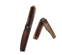 GUYTRM 1 peine de pelo plegable, peines de bolsillo portátiles, peines de barba con cabezal de aceite for hombre, cepillo de viaje plegable for el cuidado del cabello, herramientas de peinado de barbe
