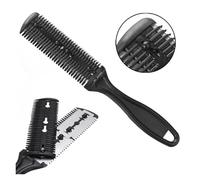 GUYTRM 1 peine for cortar el cabello, cepillos for el cabello con hojas de afeitar, cortadora de cabello, herramientas de corte y entresacado, herramienta de peluquería for peluquería, peine lingli(St