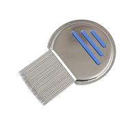 GUYTRM 1 Uds. Peine for piojos Terminator, cepillo for quitar los dientes de Metal de acero inoxidable, for eliminar los piojos lingli(Blu)