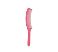 GUYTRM Afeitadora curvada, peine de corte antiestático for peluquero, peine superior plano, herramienta de peluquería, cepillo de corte de pelo lingli(Rosa)