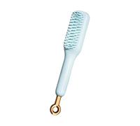 GUYTRM Cepillo de pelo antiestático autolimpiante, cepillo de masaje, peine con cojín de aire giratorio retráctil, Airbag de seguridad, cepillo for el cuidado del masaje del cuero cabelludo lingli(Blu
