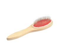 GUYTRM Cepillo de pelo con pasadores de Metal, mango de madera, cojín de aire, peine de masaje, herramienta de estilismo, 1 ud. lingli