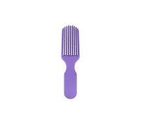 GUYTRM Cepillo de pelo rizado for desenredar, cepillo de pelo antiestático for masaje, cepillo de pelo hueco for el hogar, herramienta de estilismo de salón for el cabello for mujeres lingli(Purple)