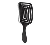 GUYTRM Cepillo for el cabello, peine for el cabello, cepillo for desenredar, cerdas y nailon, peine for masaje húmedo for mujeres, herramientas de estilismo de salón de peluquería rizada lingli(I)