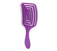 GUYTRM Cepillo for el cabello, peine for el cabello, cepillo for desenredar, cerdas y nailon, peine for masaje húmedo for mujeres, herramientas de estilismo de salón de peluquería rizada lingli(K)