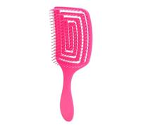GUYTRM Cepillo for el cabello, peine for el cabello, cepillo for desenredar, cerdas y nailon, peine for masaje húmedo for mujeres, herramientas de estilismo de salón de peluquería rizada lingli(J)