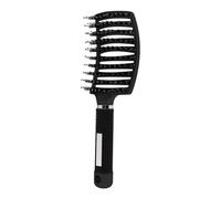 GUYTRM Cepillo for el cabello, peine for el cabello, cepillo for desenredar, cerdas y nailon, peine for masaje húmedo for mujeres, herramientas de estilismo de salón de peluquería rizada lingli(D)