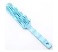 GUYTRM Cepillo for el cabello, peine for masaje del cuero cabelludo, peine for costillas de paja de trigo, cepillo for alisar el cabello, cepillo for desenredar rizado húmedo, herramientas de estilism