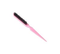 GUYTRM Cepillos for el cabello profesionales, peine for peinar la espalda, cepillo for el cabello, herramientas de estilismo de línea delgada, 4 colores, venta al por mayor lingli(Rosa)