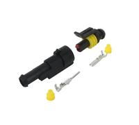 GUYTRM Conector eléctrico Super Seal de 1, 2, 3, 4, 5 y 6 Pines for lámpara automotriz, Enchufe Macho y Hembra for Coche lingli(Army Green)