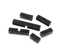 GUYTRM Conector Recto de 2,54 mm DC3, 6P/8P/10P/14P/16P/20P/30P/34P/40P/50P/64P, 10 Unidades lingli(16P)