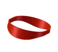 GUYTRM Diadema curva de silicona for cortes de pelo, banda for el pelo, plantilla for afeitar el escote, guía for cortar el pelo, regla for peinar el cabello for hombres lingli(Red)