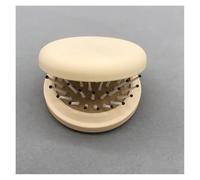 GUYTRM Espejo de maquillaje plegable portátil, 1 unidad, con peine de masaje con cojín de aire, multifuncional y conveniente for viajes y uso al aire libre lingli(Beige)