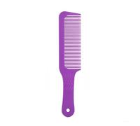 GUYTRM Maquinilla de cortar el pelo de barbero for salón, accesorios, peine de corte de cabeza plana, peinado de cabello antiestático, cepillo de pelo cortado de diente ancho for hombres, 1 ud. lingli