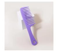 GUYTRM Peine de dientes anchos for el cuidado del cabello liso, 1/5 Uds., Material ABS, mango Simple, peine de pelo grande duradero for hombres y mujeres lingli(ZHaoJHDDaoshu-Zi)