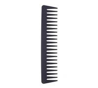 GUYTRM Peine de peluquería, cepillo de pelo negro con dientes cerrados, peine for cortar cabello de fibra de carbono, herramientas de estilismo profesional, 1 ud. lingli