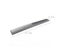 GUYTRM Peine de peluquería de fibra de carbono, peine de peluquería resistente al calor, corte fino, diente ancho, 5 piezas lingli