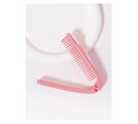 GUYTRM Peine de viaje portátil plegable de plástico, herramienta de peluquería, masaje antiestático, plegable, 1 Uds. lingli(DanChiZheDieS-Pink)