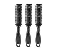 GUYTRM Peine for cortar el pelo, cepillos for el pelo con cuchillas de afeitar, herramienta de corte y adelgazamiento, cortador de peluquero de estilo profesional, 1 ud. lingli