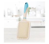 GUYTRM Peine for desenredar el cuero cabelludo, cepillo for el cabello, peine for cabello rizado y enredado (azul claro), peine for el cabello con paleta lingli(Light Yellow)