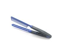 GUYTRM Peine útil for alisar el cabello, herramienta suave for peluquería, pinzas for sujetar el cabello, herramientas de estilismo for mujeres, cepillo alisador de pelo, 1 ud. lingli(Blu)