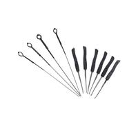 GUYTRM Práctico juego de 1 gancho for quitar llaves rotas, herramienta manual multifuncional for bricolaje, suministros de cerrajería, extractor de llaves, ganzúa lingli(-10pcs)