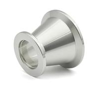 GUYTRM Reductor cónico de vacío de acero inoxidable 304, unión de brida de tres placas, accesorios for tuberías de vacío KF10, KF16, KF25, KF40 y KF50 lingli(KF16-KF50)
