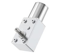 GUYU Motorreductor JGY-370, micromotor de engranaje helicoidal, 6 V ~ 24, RPM 210, velocidad avance y retroceso ajustable, motor CC con escobillas autobloqueo alto par YUGU(18rpm-6v,Bracket Motor)