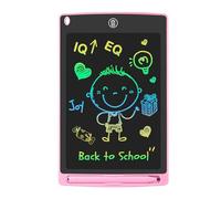 GUYUCOM Pizarra de dibujo infantil de 8,5 pulgadas, juguete a partir de 2, 3, 4 años, pizarra electrónica, regalo de cumpleaños y Navidad para niñas (rosa)