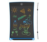 GUYUCOM Tableta de dibujo infantil con pantalla LCD de 8.5 pulgadas y tableta mágica para niños con líneas coloridas y brillantes, excelentes regalos para niños de 3, 4, 5, 6 y 7 años (azul)