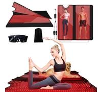 GUYULUX Terapia de luz roja para el cuerpo, alta potencia, 2352 LED, 660 nm y 850 nm, saco de dormir de terapia de luz infrarroja para comodidad corporal (negro)