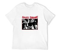 GUYUNTI Angry Samoans 1 Men T Shirt Short Sleeve Round Neck Clothing Casual White M