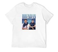 GUYUNTI Brendan Fraser Appreciation Tshirt Men's White L