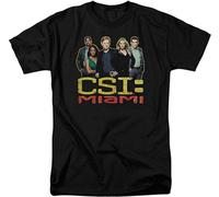 GUYUNTI CSI Miami The Cast Black T Shirt T-Shirt Black 3XL