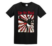 GUYUNTI Die So Fluid The World Is Too Big For One Lifetime T-Shirt Black 3XL