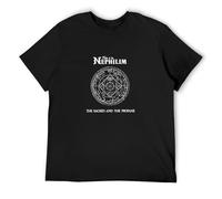 GUYUNTI Fields of The Nephilim Band Logo Tshirt Men's Black M