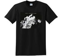 GUYUNTI Hole T-Shirt Celebrity Skin Glue CD Cover Men's Black M