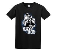 GUYUNTI Jay and Silent Bob Thin Take out Durable Standard Outdoor T-Shirt Black M