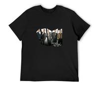 GUYUNTI Kids On The Block Men's Shirt T-Shirt Tshirt Round Collar Short Sleeve Black 3XL