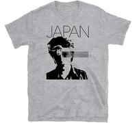 GUYUNTI Men's Japan T-Shirt, David SYLVIAN, ULTRAVOX, Heaven 17 Yazo Human League T-Shirt Grey S