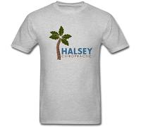 GUYUNTI Men's The Digital Music Halsey T Shirt T-Shirt Grey 3XL
