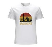 GUYUNTI Ring Middle T The of Shirt Fun Mordor Earth¡¯S Lord Run Annual Vintage Men's White S