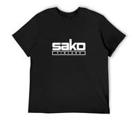 GUYUNTI Sako Finland Logo Shotgun Rifle Hunting Trap Skeet Men's Graphic T Shirt Black M