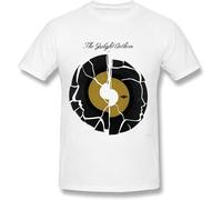 GUYUNTI Short Sleeve Men's The Gaslight Anthem T Shirts White T-Shirt White XL