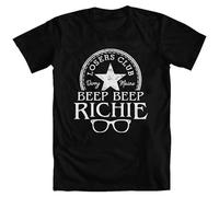 GUYUNTI Stephen King'S It Inspired ''Beep Beep Richie'' Losers Club Men's T Shirt T-Shirt Black S