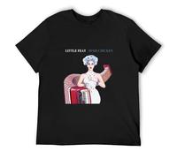 GUYUNTI Stray Vintage Little Feat Dixie Chicken T-Shirt Short Sleeve Graphic Men's T Shirt T-Shirt Black 3XL