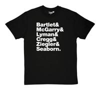 GUYUNTI The West Wing Line Up En'S T Shirt Men's Black XXL