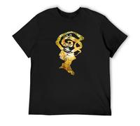 GUYUNTI Time Is A Flat Circle T-Shirt Inspired by True Detective TV Funny T-Shirt Men's Black L