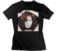 GUYUNTI Ulongpoq Women Janet Jackson Janet Cotton Chest Hipster Super Soft Basic Evil T-Shirt Black M